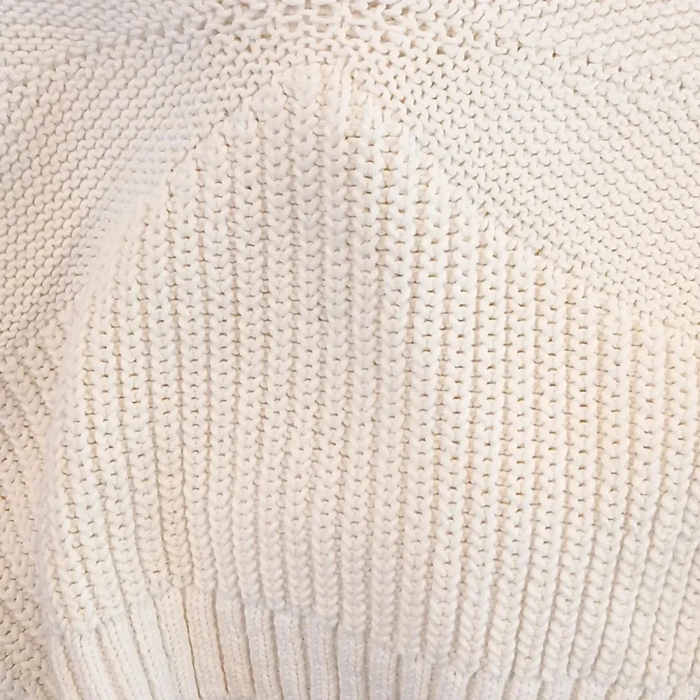 & OTHER STORIES Cropped Sweetheart Bustier Knit Top in cream size Medium - Picture 7 of 11